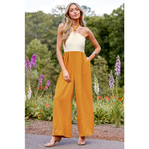 Combinaison blocs de couleur col haut - CUPSHE - Modalova