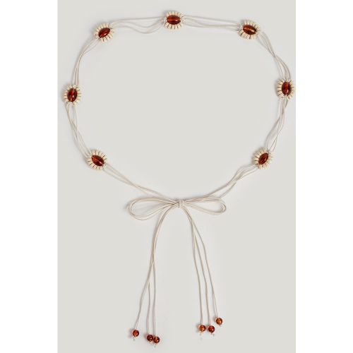 Ceinture neutre ornée de perles - CUPSHE - Modalova
