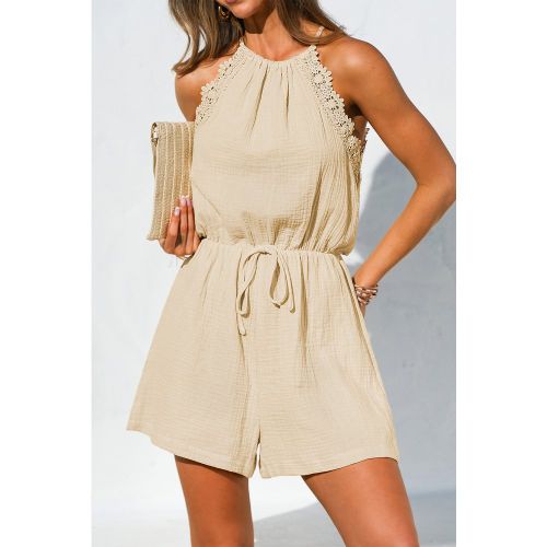 Combishort col haut sans manches - CUPSHE - Modalova