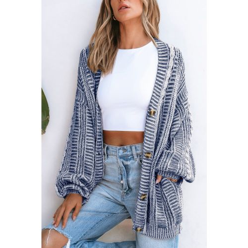 Cardigan en tricot col V boutons sur le devant - CUPSHE - Modalova