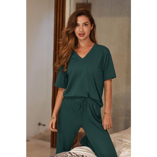 Ensemble de pyjama avec col en V - CUPSHE - Modalova