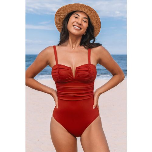 Maillot de bain une pièce slim et sculptant - CUPSHE - Modalova