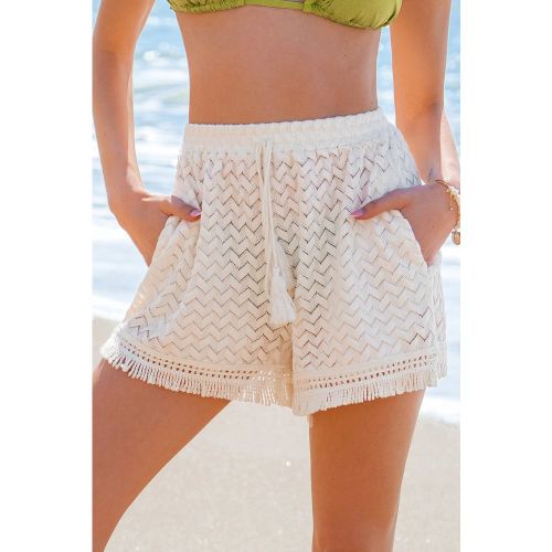 Short cover up taille élastique - CUPSHE - Modalova