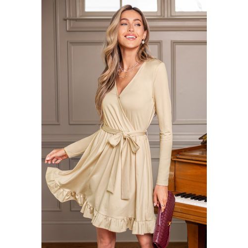 Robe courte nouer à la taille - CUPSHE - Modalova