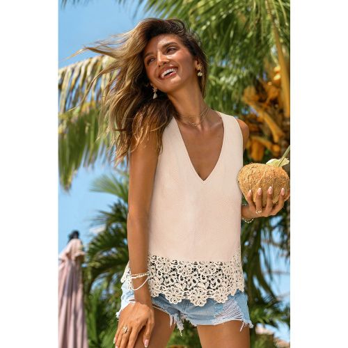 Top de plage beige - CUPSHE - Modalova