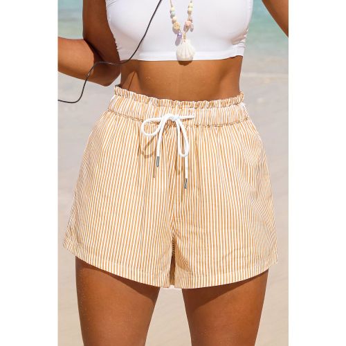 Short rayé décontracté à jambe large - CUPSHE - Modalova