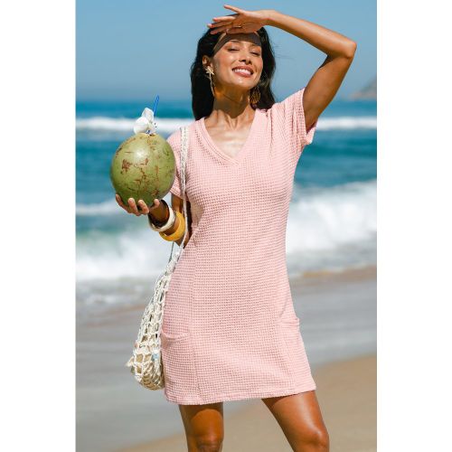 Robe cover up courte à poches plaquées - CUPSHE - Modalova