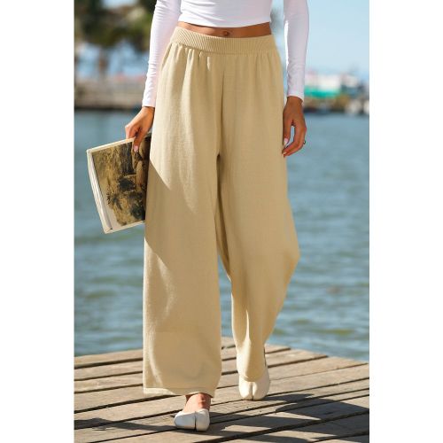 Pantalon tricot à jambe droite - CUPSHE - Modalova