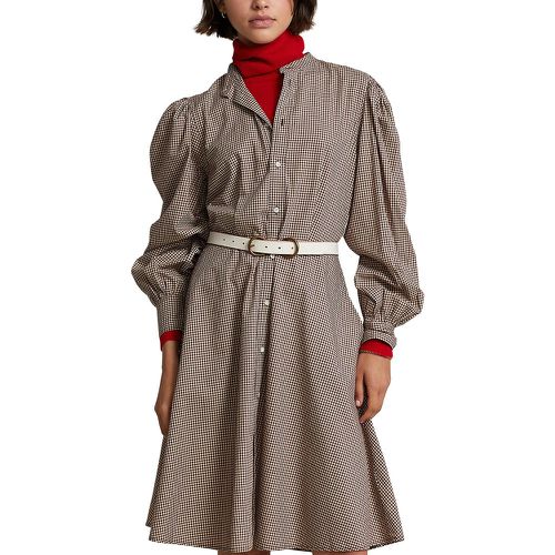 Robe-chemise évasée à carreaux - Polo Ralph Lauren - Modalova