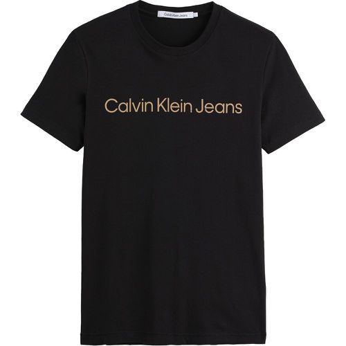 T-shirt col rond slim Institutional Logo - Calvin Klein Jeans - Modalova