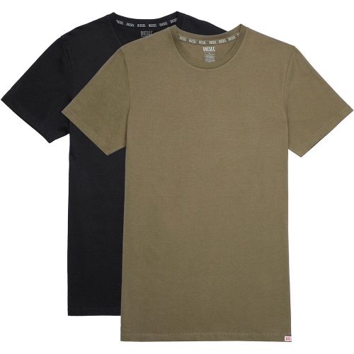 Lot de 2 T-shirts unis col rond - Diesel - Modalova