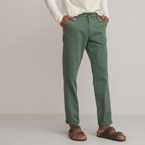 Pantalon chino coupe regular, en coton bio - LA REDOUTE COLLECTIONS - Modalova