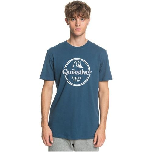 T-shirt col rond manches courtes - Quiksilver - Modalova