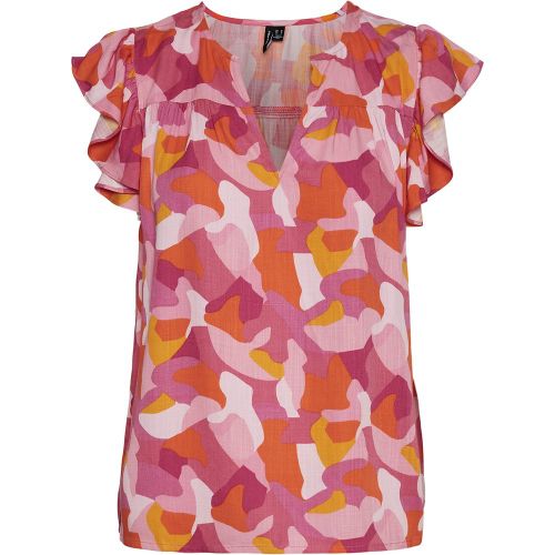 Blouse imprimée volantée - Vero Moda - Modalova