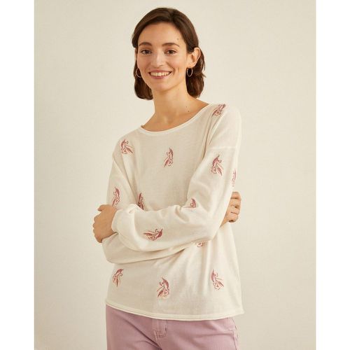 Pull broderie florale - SOUTHERN COTTON - Modalova