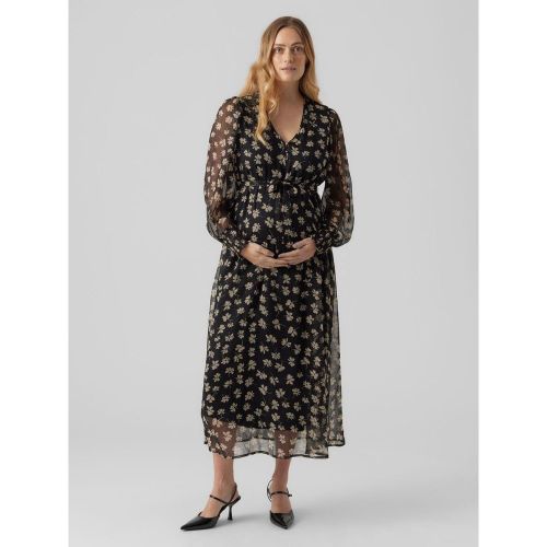 Robe mi-longue de grossesse - Vero Moda - Modalova