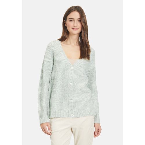 Cardigan en maille à patte de boutonnage - CARTOON - Modalova