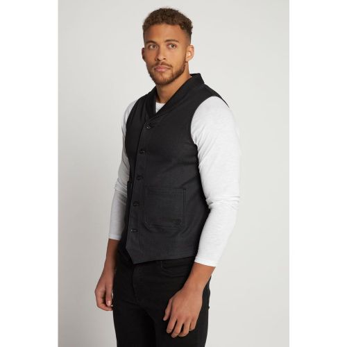 Gilet en jean avec col châle et 2 poches - JP1880 - Modalova