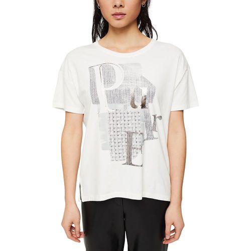 T-shirt col rond manches courtes - Esprit - Modalova