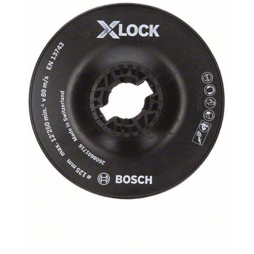 Plteau de ponçage X-Lock dur Ø125 mm - Bosch - Modalova