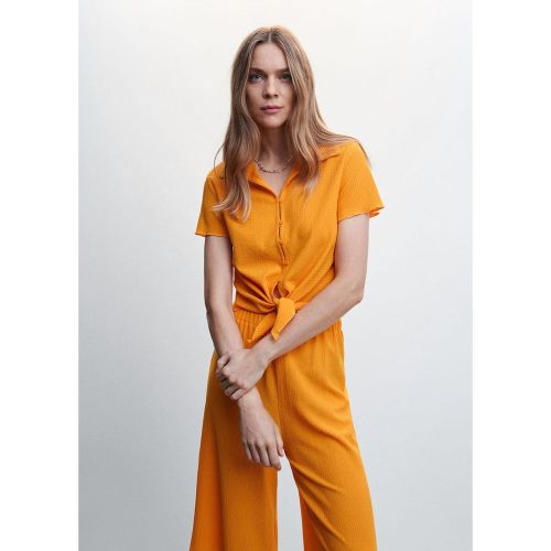 Chemise crop noeud - Mango - Modalova