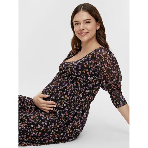 Robe mi-longue de grossesse MLCLÉMENTINE - MAMA LICIOUS - Modalova