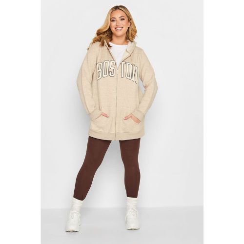 Gilet en maille à capuche - YOURS CLOTHING - Modalova