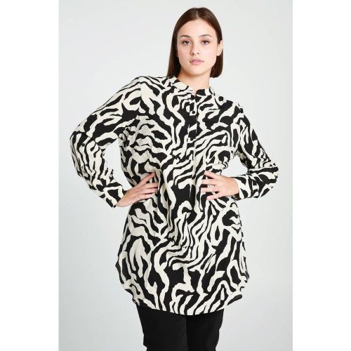 Tunique longue en viscose à motif zébré - CASSIS - Modalova