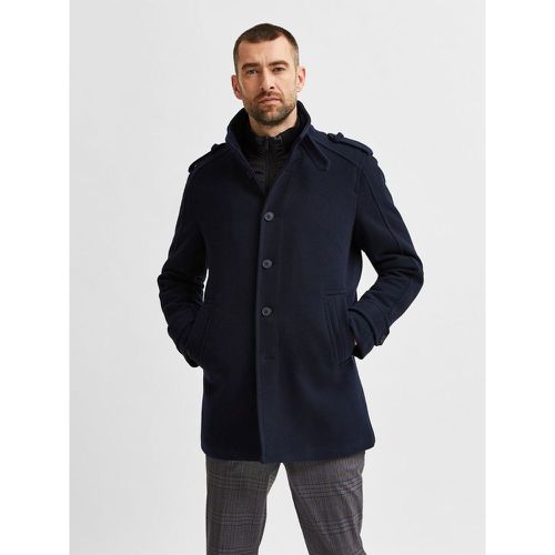 manteau homme col cheminée