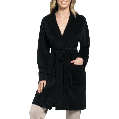 Robe de chambre velours ceinture amovible Paris - IMPETUS WOMAN - Modalova