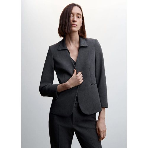 Veste costume sans col - Mango - Modalova