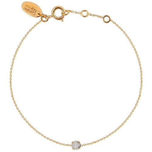 Bracelet doré à l' fin cristal PARIS - CAROLINE NAJMAN - Modalova