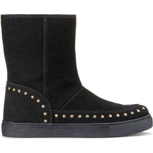 Boots fourrés détails clous - LA REDOUTE COLLECTIONS - Modalova