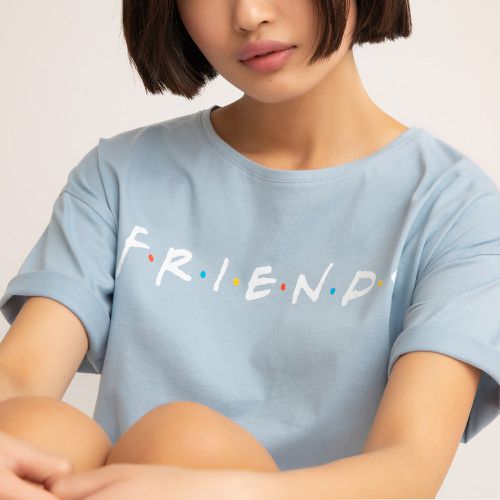 T-shirt manches courtes coton bio 10-18 ans - FRIENDS - Modalova