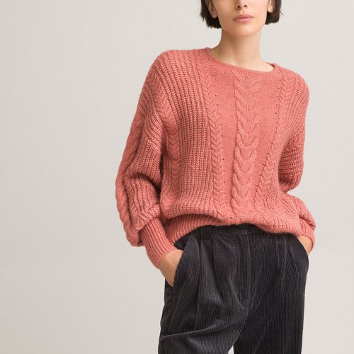 Pull col rond en grosse maille - LA REDOUTE COLLECTIONS - Modalova