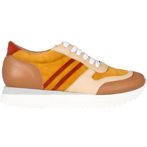 Baskets compensées cuir et daim POWER - chaussures petites pointures - MZ MADE FOR PETITE - Modalova