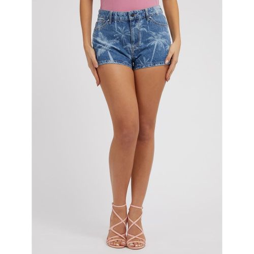 Short Imprimé Palmiers All-Over - Guess - Modalova