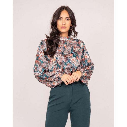 Blouse Fluide Motifs Fabus - DONA LISA - Modalova