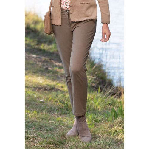Pantalon chino d'hiver en coton B.SOLFIN - Fabriqué en France - 97% COTON / 3% ELASTHANE - B. SOLFIN - Modalova