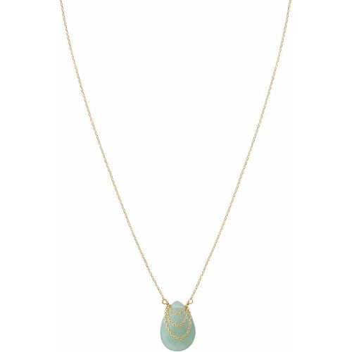 Collier doré à l' fin aventurine SOLANGE - CAROLINE NAJMAN - Modalova