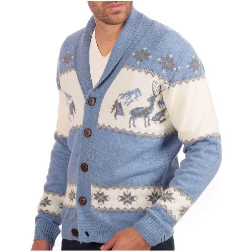 Cardigan montagne 100% laine - SHILTON - Modalova
