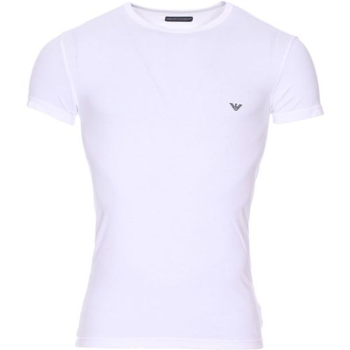 Tee-shirt coton col rond - Emporio Armani - Modalova