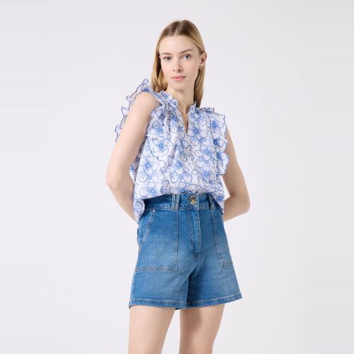 Chemise brodée - Naf Naf - Modalova