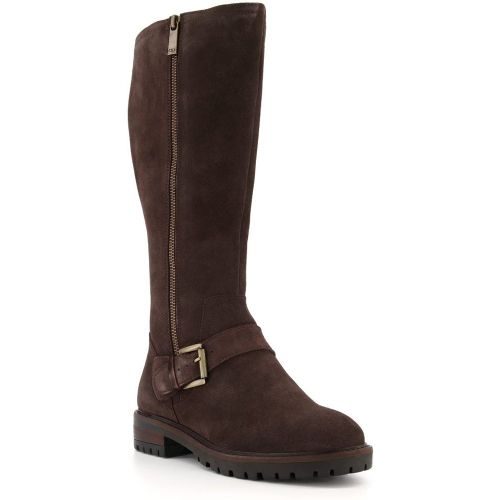 Bottes au genou plates à zip latéral - TRAFALGAR - DUNE LONDON - Modalova