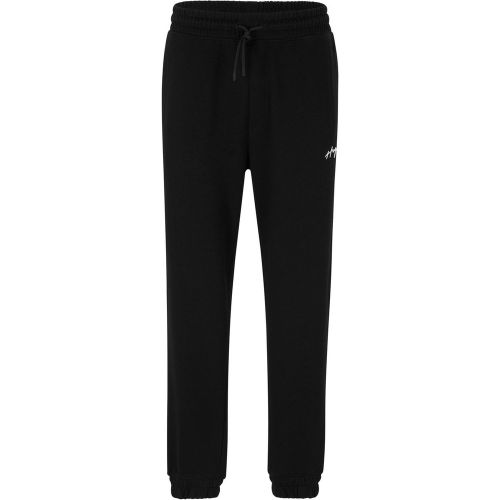 Bas de survêtement en coton Relaxed Fit avec logo manuscrit - HUGO - Modalova
