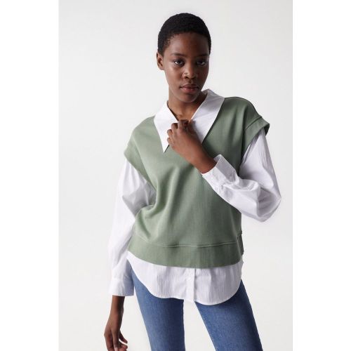 Pull chemise 2 en 1 Austria - SALSA JEANS - Modalova