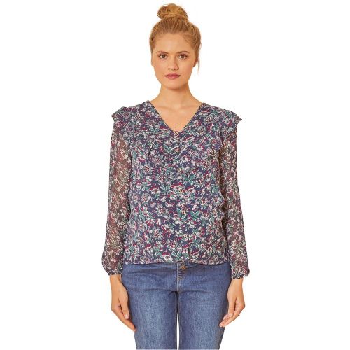 Blouse imprimée volantée grossesse et allaitement - VERTBAUDET - Modalova