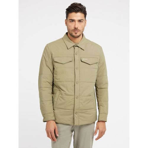 Veste Chemise Technique Matelassée - Guess - Modalova