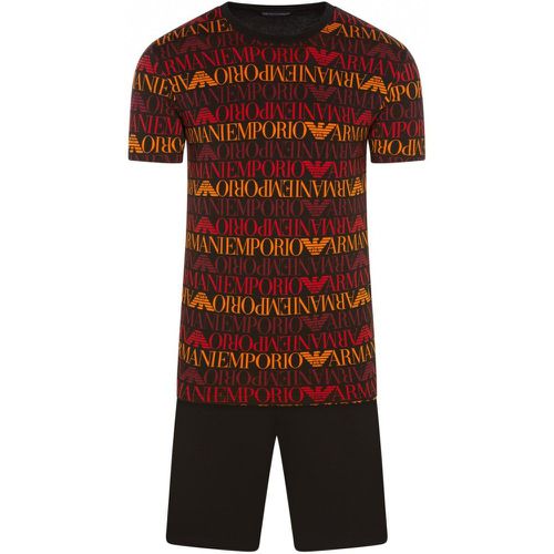 Pyjama court coton - Emporio Armani - Modalova