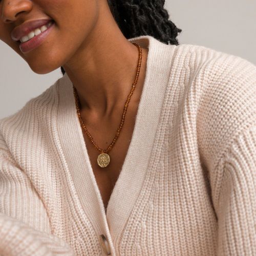 Collier perles fantaisie, avec médaillon - LA REDOUTE COLLECTIONS - Modalova